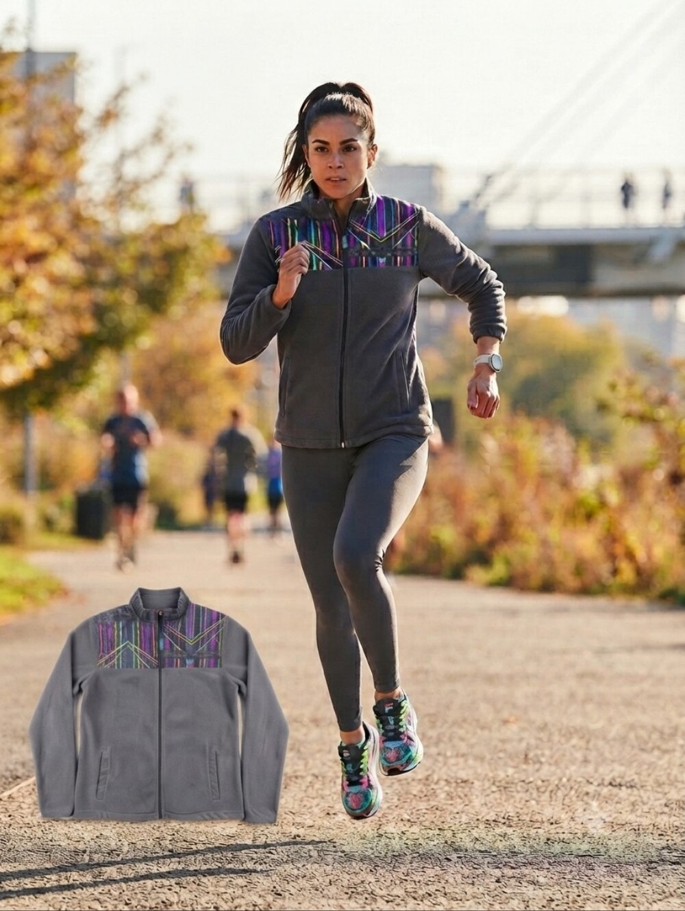 Fila Athletic Women's Fleece Full-Zip Jacket​ Size L